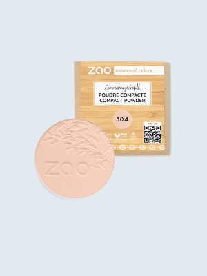 ZAO, Bio Compact Powder, Puder, Nachfüllpackung, 9 g