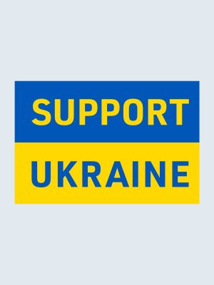 Support Ukraine, Ukraine-Flagge, Autoaufkleber, Bumper Sticker