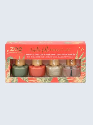 Winter Folk Maniküre Natürlicher Nagellack, Geschenkbox, Weihnachten, Limited ed.