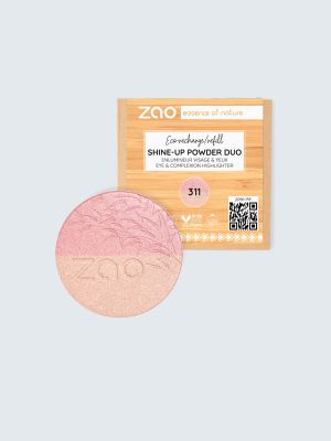ZAO, Organic Shine Up Highlighter Puder, Nachfüllpackung, 9 g